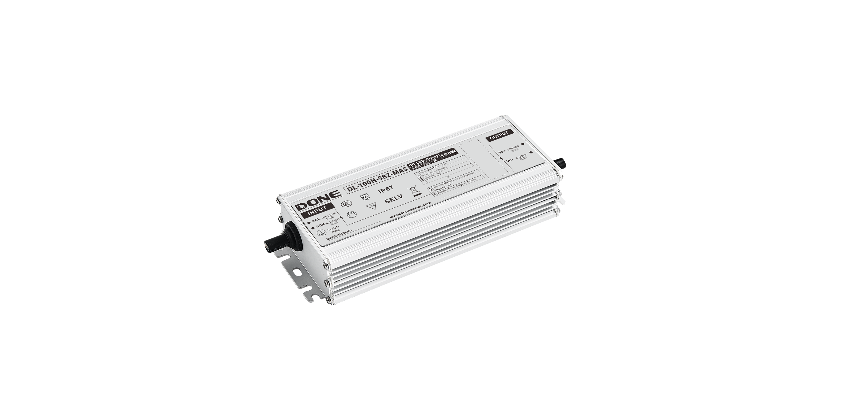 100W