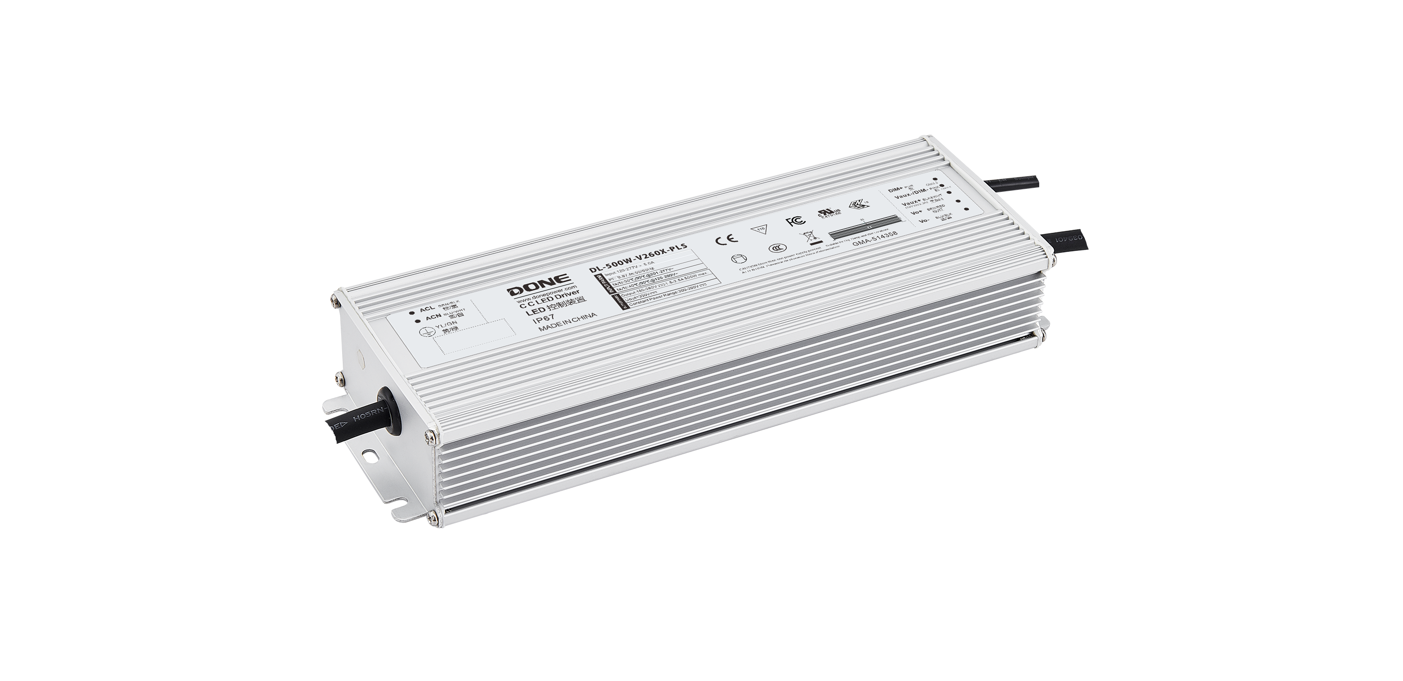 500W