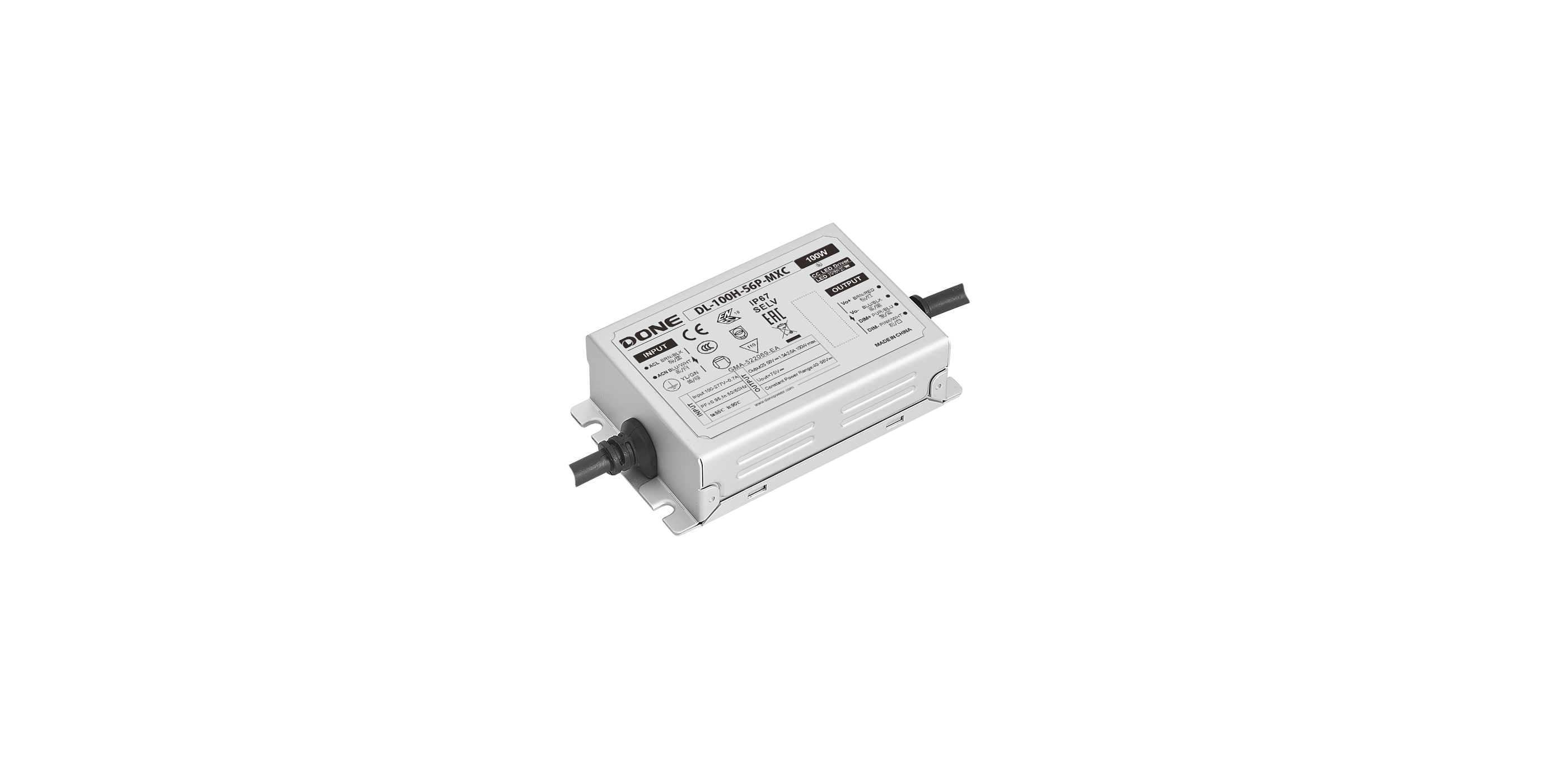 100W
