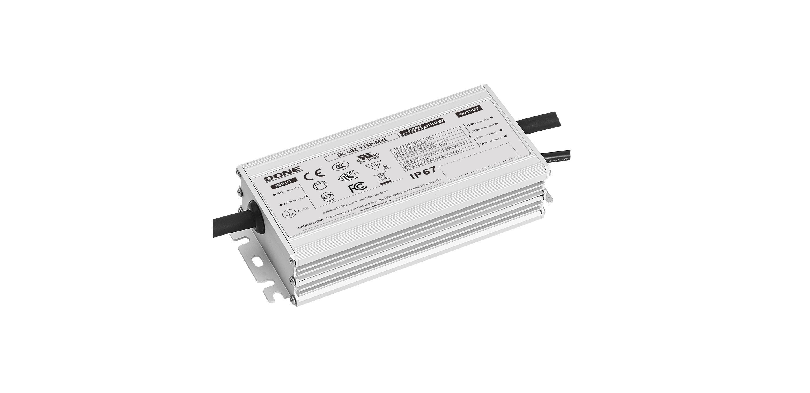 80W