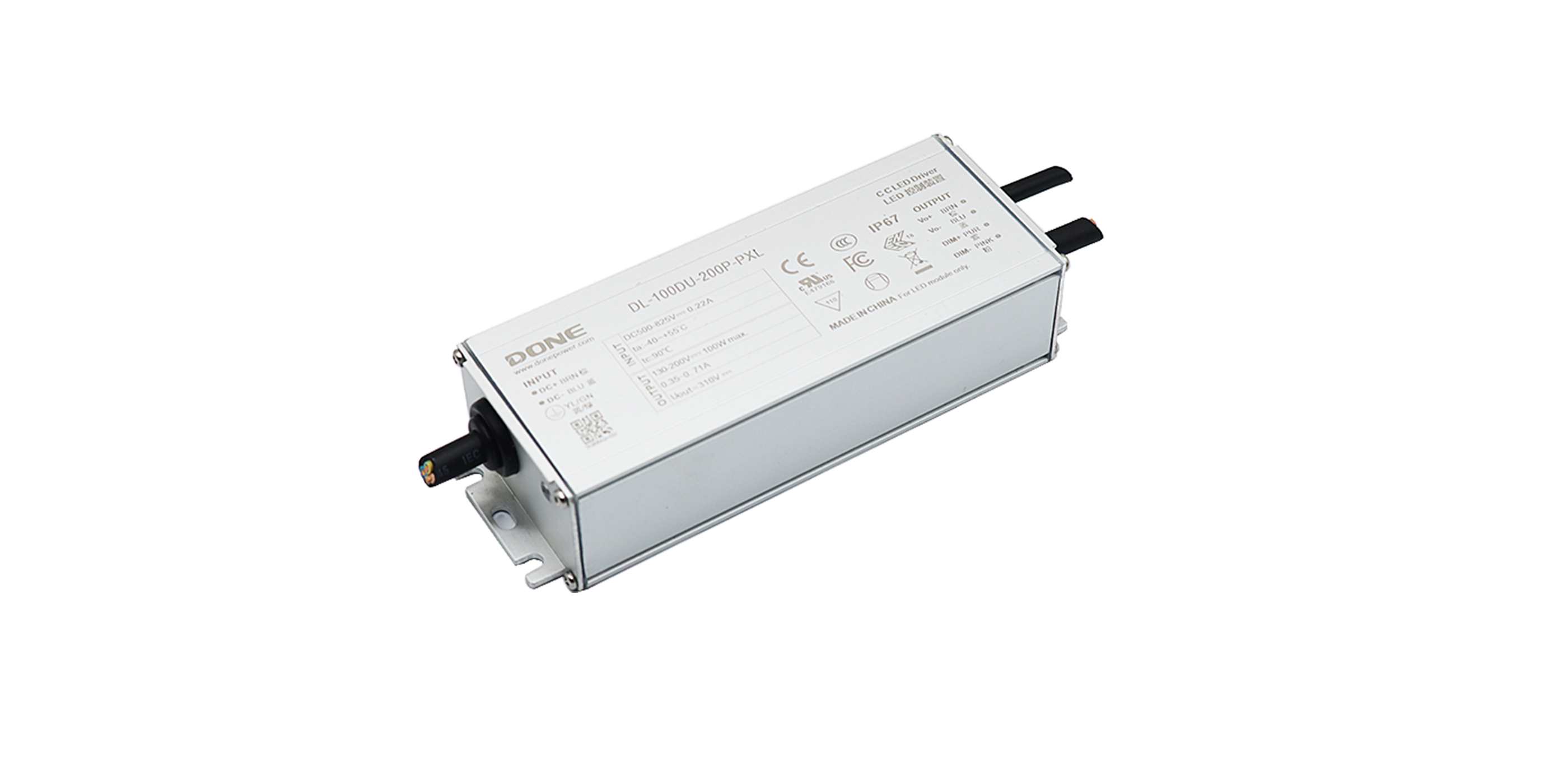 100W