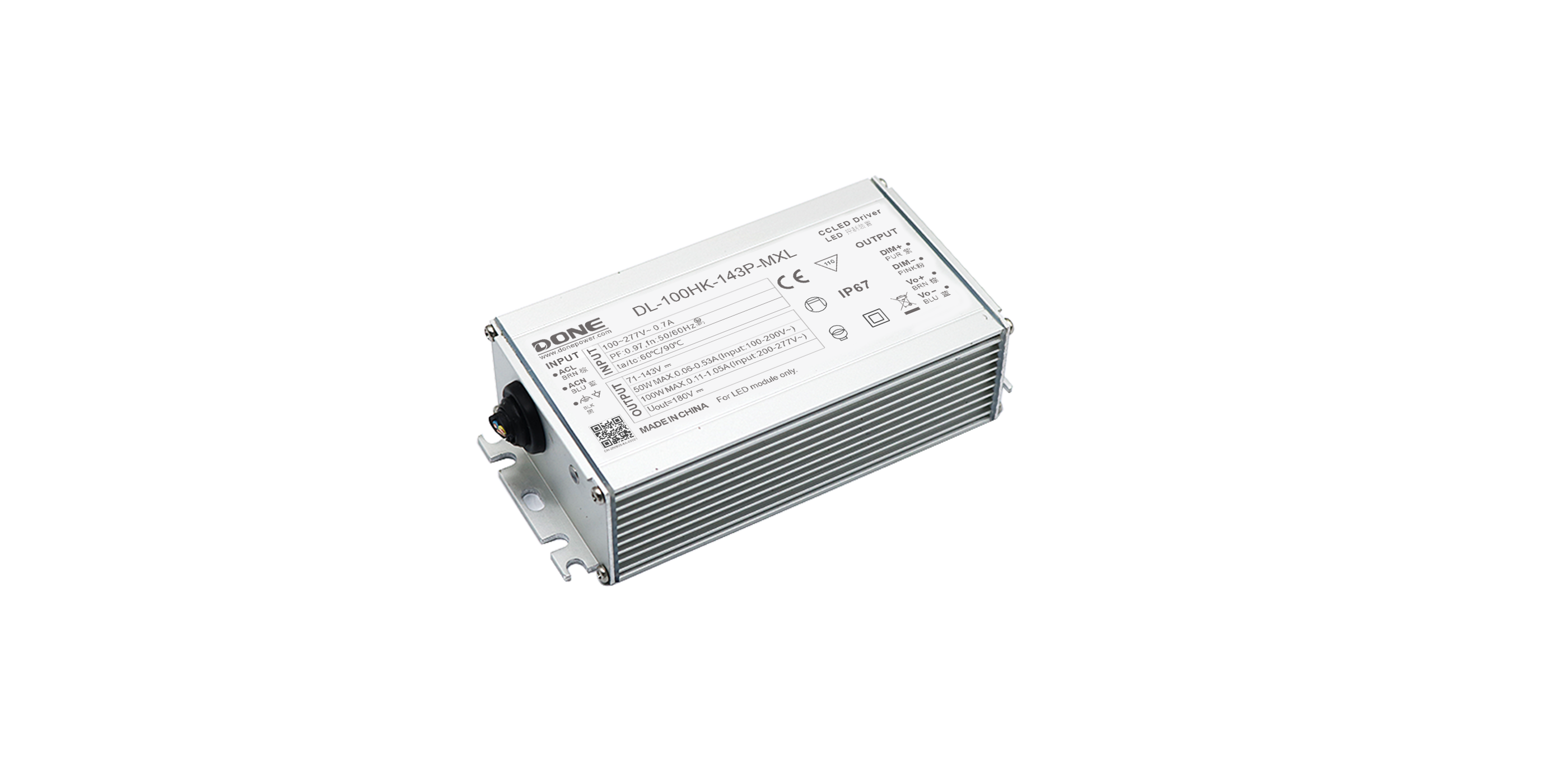 100W