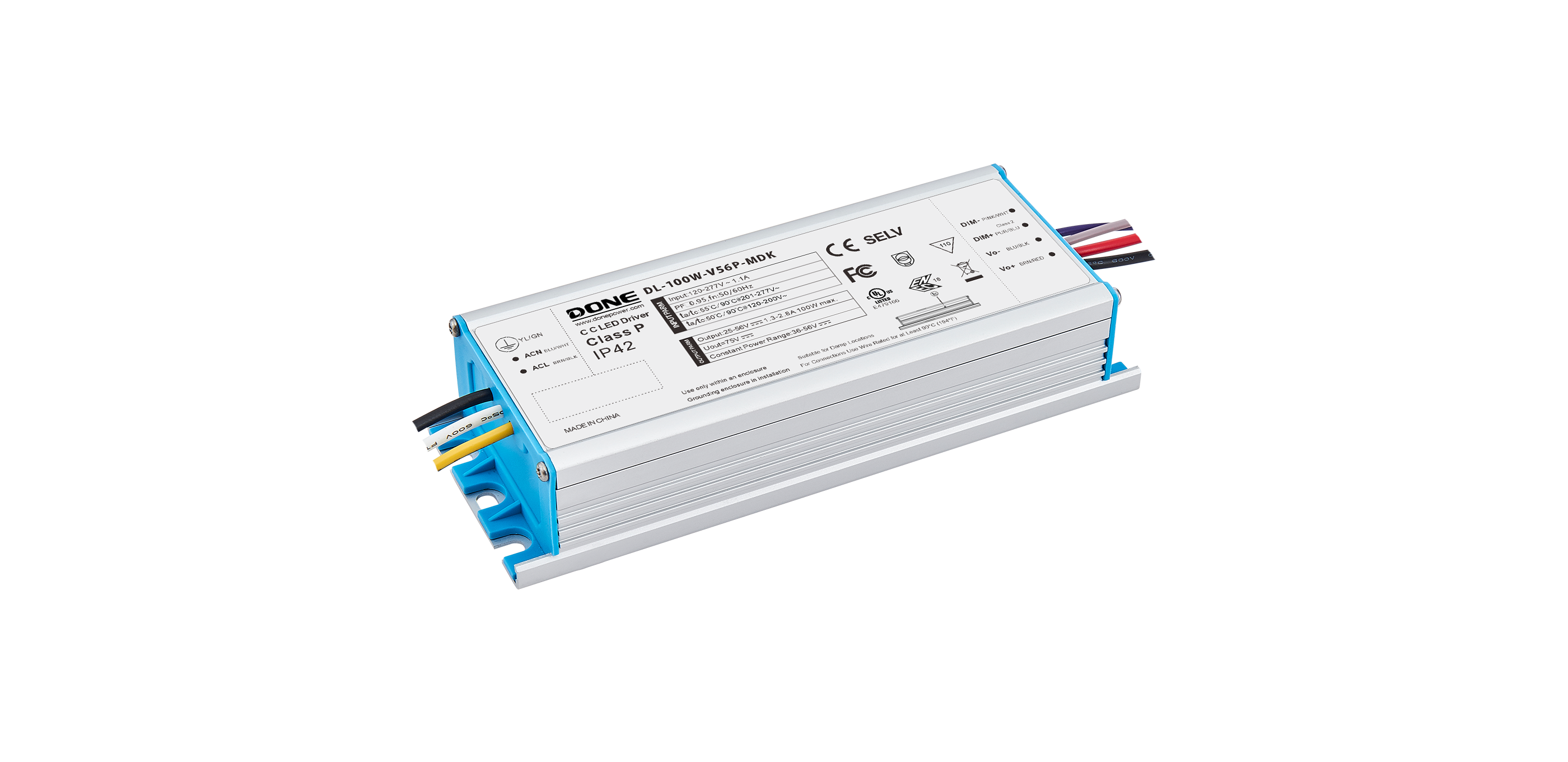 100W